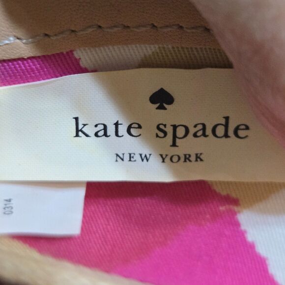 Kate Spade Spencer Zip Around Wallet Turquoise Robins egg Blue Cow Leather Gold - Picture 9 of 12